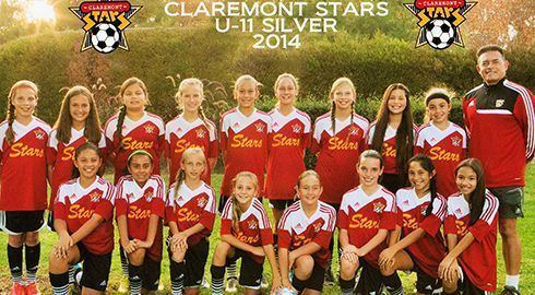 Claremont Stars COAST SOCCER LEAGUE 2015 Standings for GIRLS UNDER 12 Silver Elite South