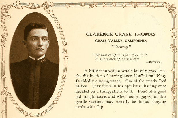 Clarence Crase Thomas Clarence Crase Thomas 1886 1917 Find A Grave Memorial