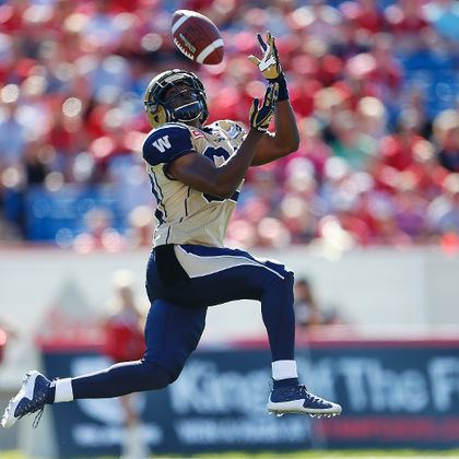 Clarence Denmark Bombers WR Clarence Denmark confident in Robert Marve39s