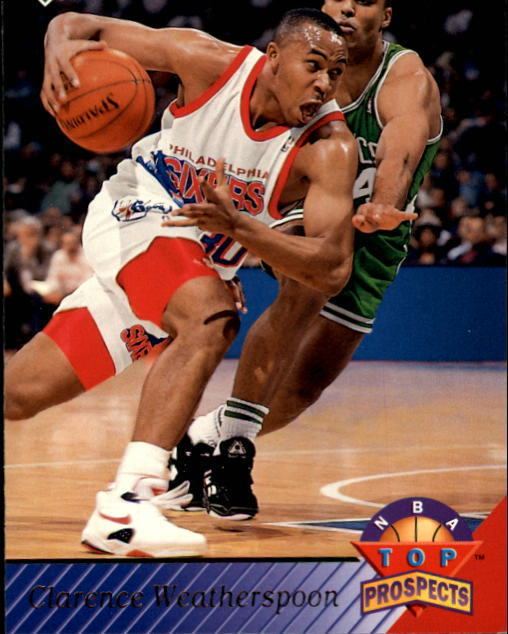 Clarence Weatherspoon 199293 Upper Deck 475 Clarence Weatherspoon TP MINT