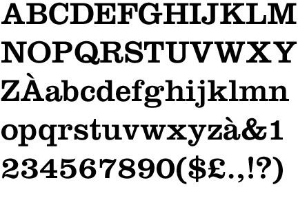 Clarendon (typeface) Tuesday Typeface Clarendon