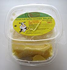 Clarified butter httpsuploadwikimediaorgwikipediacommonsthu