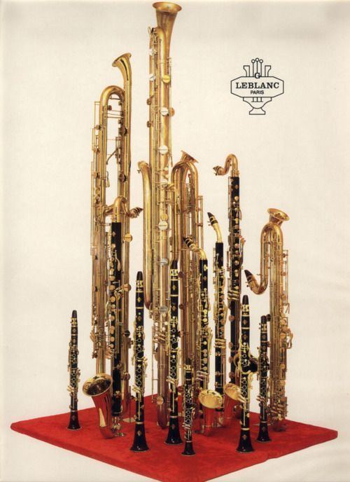 Clarinet family The clarinet family I want one of each of these All That Is