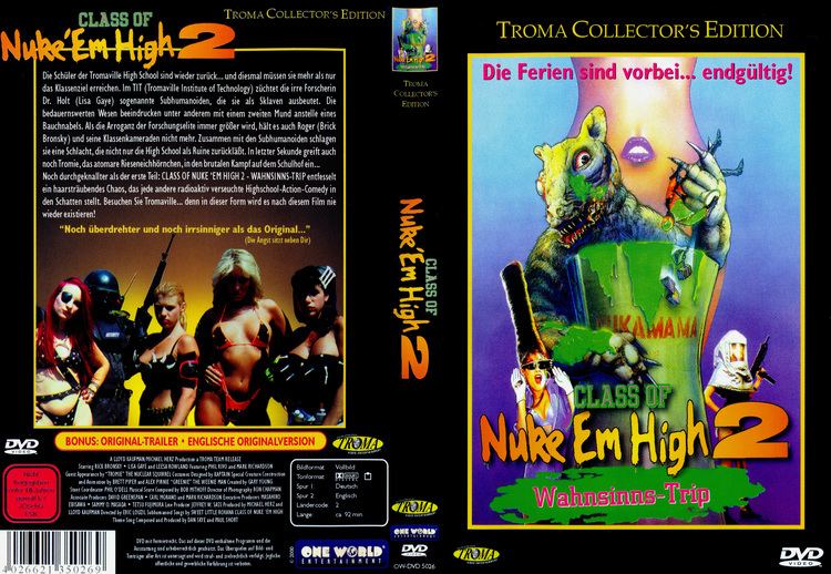 Class of Nuke 'Em High 2: Subhumanoid Meltdown Class of Nuke Em High Part 2 Subhumanoid Meltdown dvd cover 1991