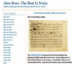 Classical music blog