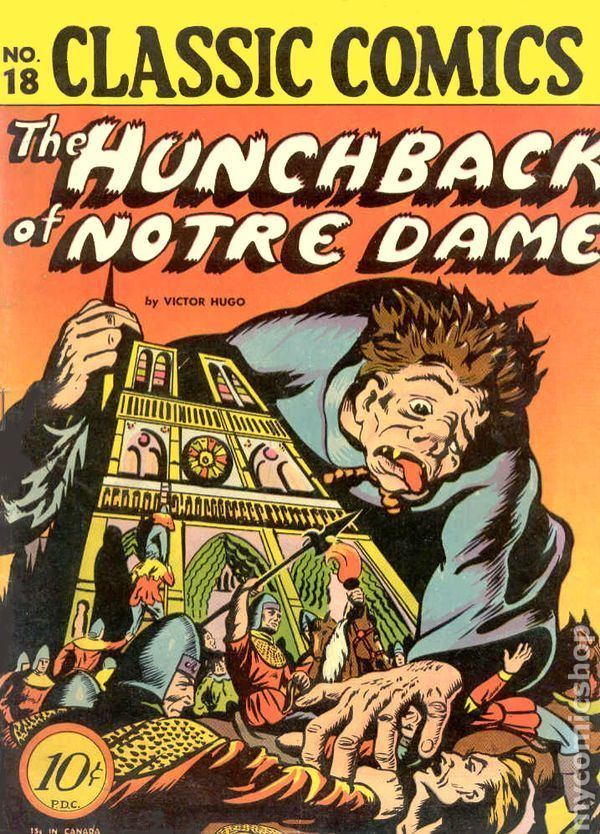 Classics Illustrated Classics Illustrated 018 Hunchback of Notre Dame 1944 comic books