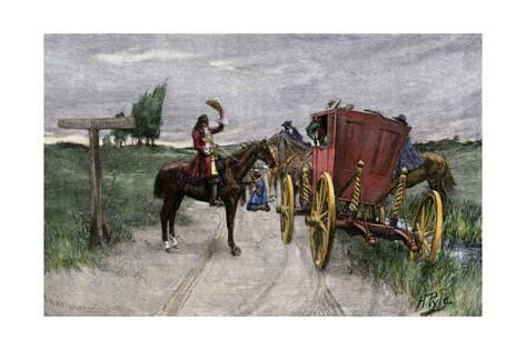 Claude Duval Highwayman Claude Duval Holding Up a Stagecoach on the