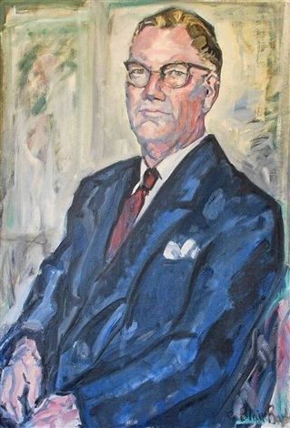 Claude Hotchin Portrait of Sir Claude Hotchin by Elizabeth Blair Barber on artnet