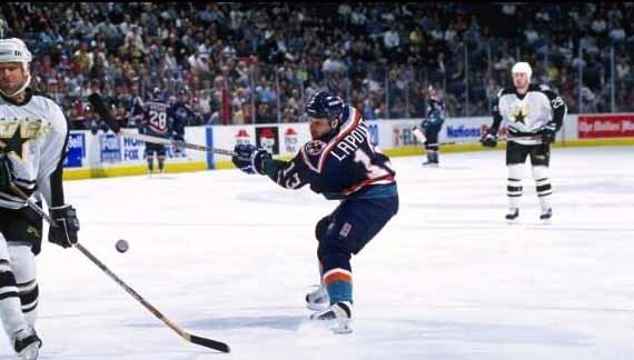 Claude Lapointe 199698 Claude Lapointe New York Islanders Game Worn