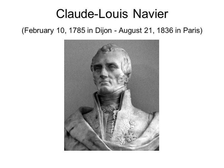 Claude-Louis Navier AOE 5104 Class 7 Online presentations for next class Homework 3