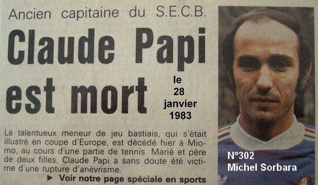 Claude Papi 30 ans dj Claude Papi l39me du football corse PKFoot