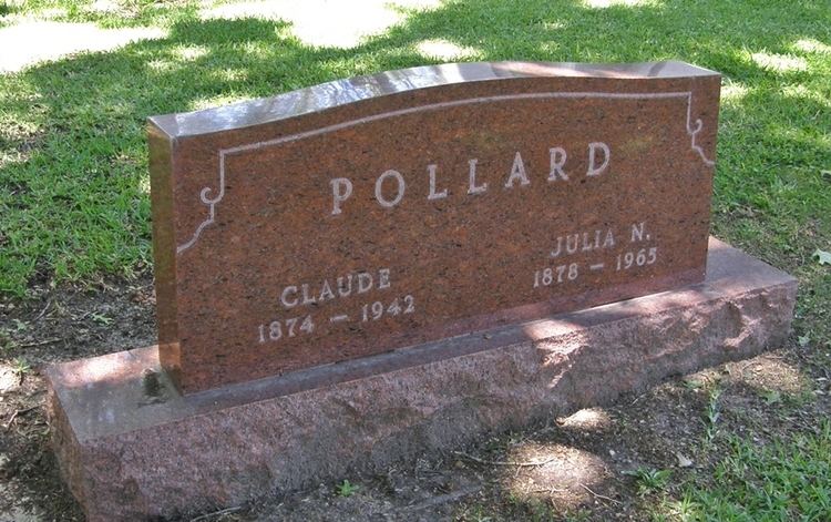 Claude Pollard Claude Pollard 1874 1942 Find A Grave Memorial