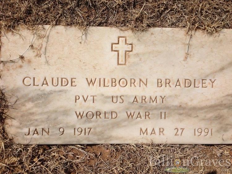 Claude Wilborn Grave Site of Claude Wilborn Bradley 19171991 BillionGraves