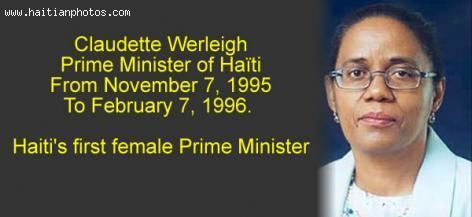 Claudette Werleigh Claudette Werleigh Prime Minister Of Haiti