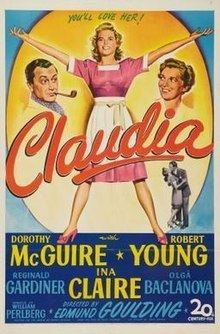 Claudia (1943 film) Claudia 1943 film Wikipedia