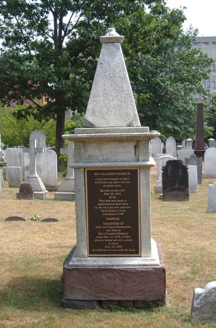Claudius Herrick Rev Claudius Herrick 1775 1831 Find A Grave Memorial