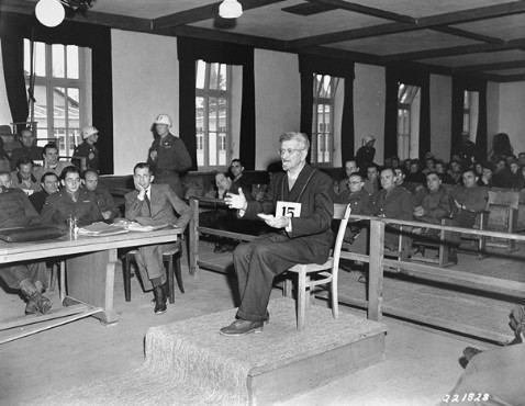 Claus Schilling The trial of Prof Dr Klaus Schilling at Dachau