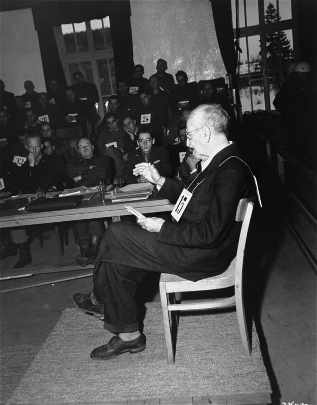 Claus Schilling Dr Klaus Karl Schilling testifies at the trial of former camp