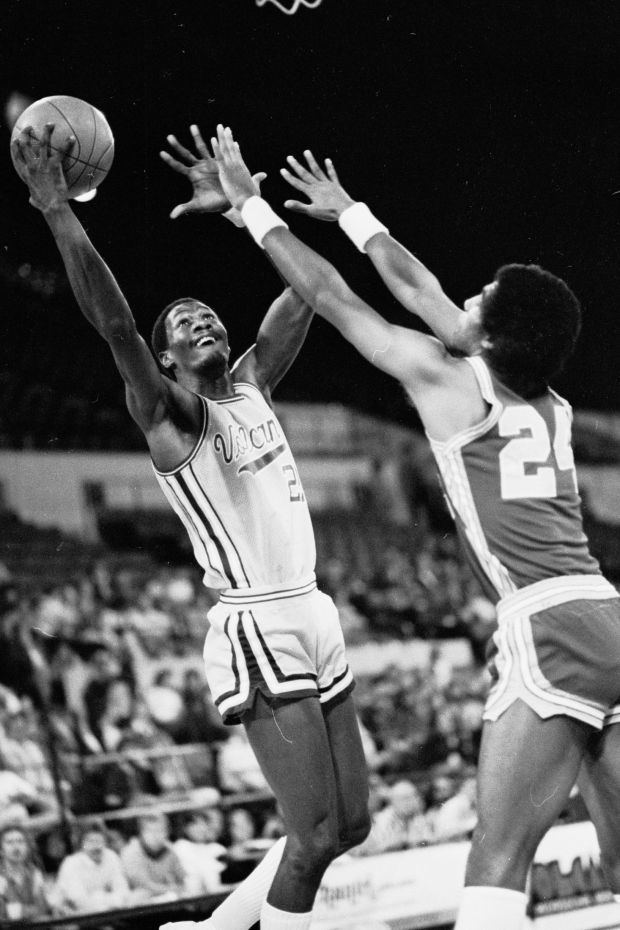 Clay Johnson (basketball) AIR063 Clay Johnson NBA Champion 1982 LA Lakers