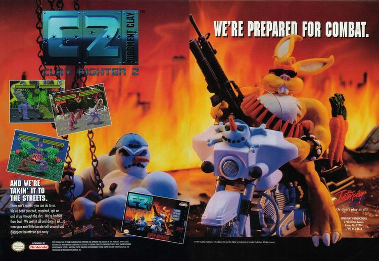 ClayFighter 2: Judgment Clay Video Game Ad of the Day ClayFighter 2 Judgment Clay