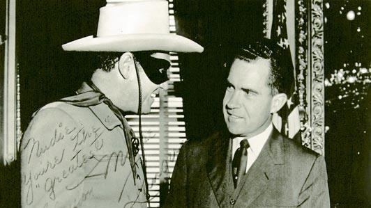 Clayton Moore Richard Nixon Clayton Moore Lone Ranger LA Times