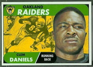 Clem Daniels Clem Daniels 1968 Topps 90 Vintage Football Card Gallery