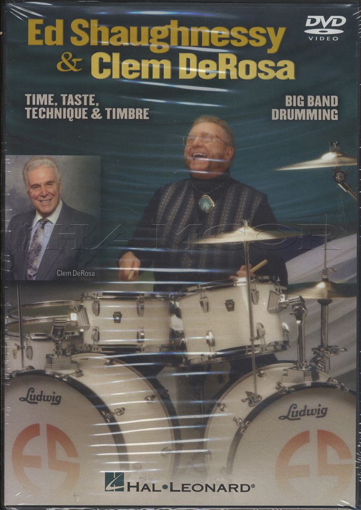 Clem DeRosa Ed Shaughnessy Clem DeRosa Big Band Drumming DVD Hamcor