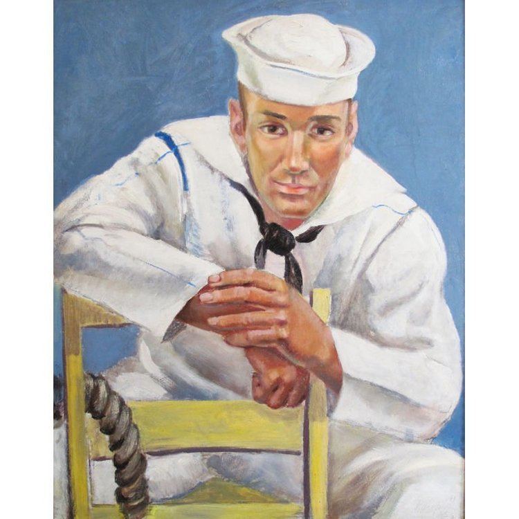 Clement Haupers Portait of a Sailor by Clement Haupers For Sale at 1stdibs