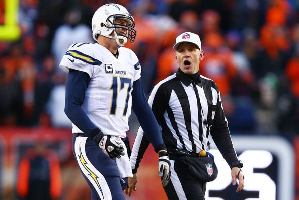 Clete Blakeman Philip Rivers and Clete Blakeman Photos Divisional