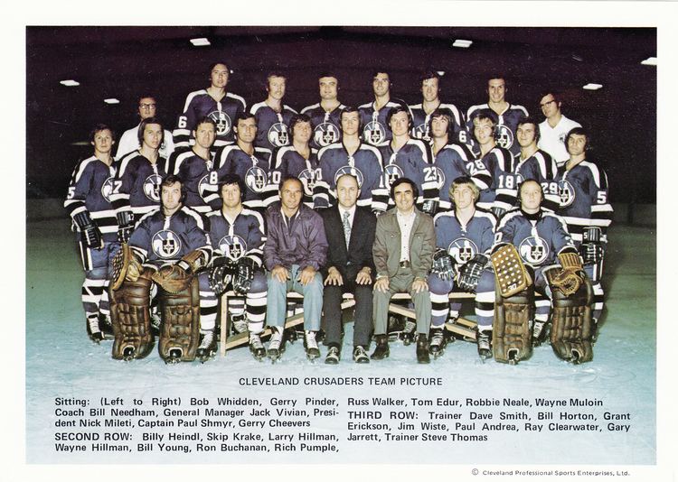 Cleveland Crusaders From The Vault 197374 Cleveland Crusaders Team Picture The