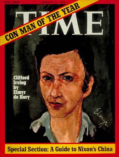 Clifford Irving TIME Magazine Cover Clifford Irving Feb 21 1972