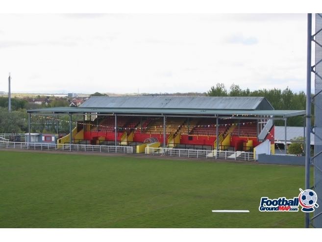 Cliftonhill The Cliftonhill Stadium home to Albion Rovers Football Ground Map
