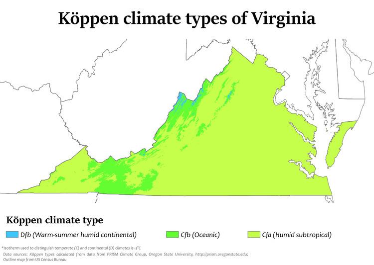 Climate of Virginia