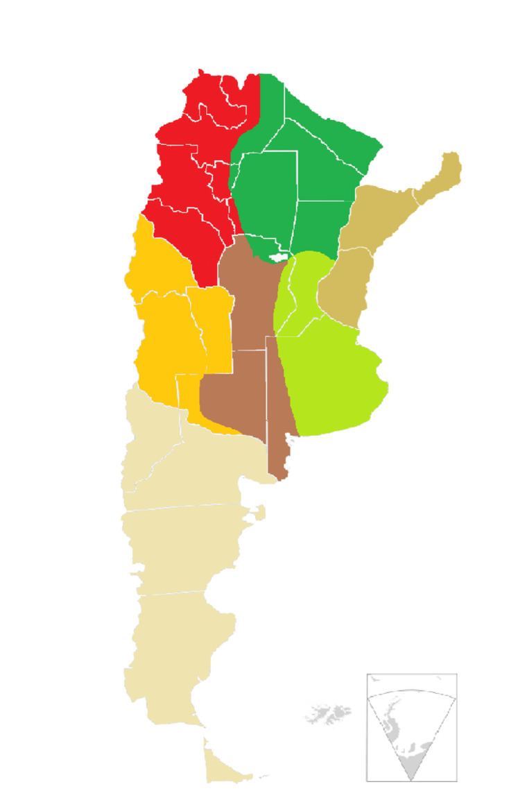 Climatic regions of Argentina