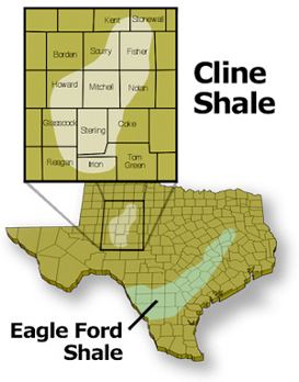 Cline Shale CLINE SHALE OIL AND GAS SHALES TEXAS