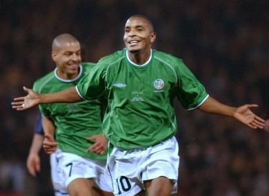 Clinton Morrison You think will I be accepted Clinton Morrison on winning Irish