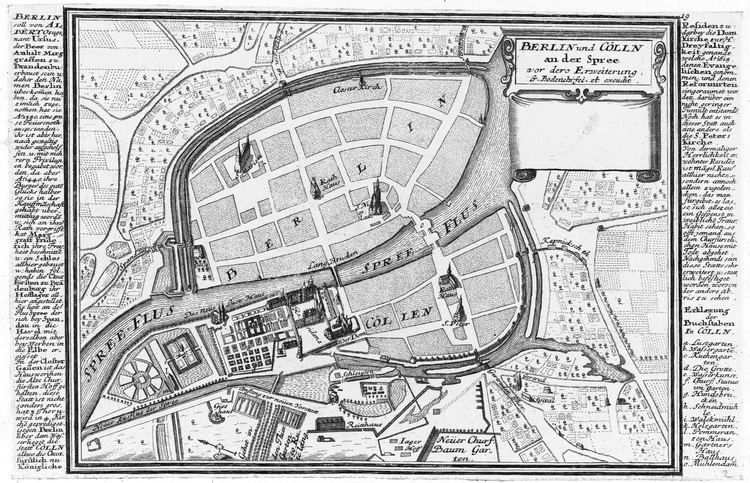 Cölln FileMemhardt Bodenehr Berlin und Clln 1652 1720jpg Wikimedia