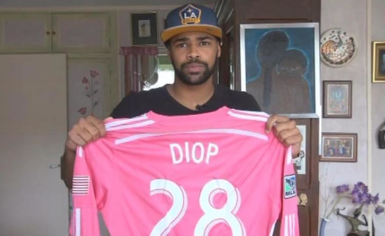 Clément Diop Clment Diop de la CFA2 avec Amiens au Los Angeles Galaxy