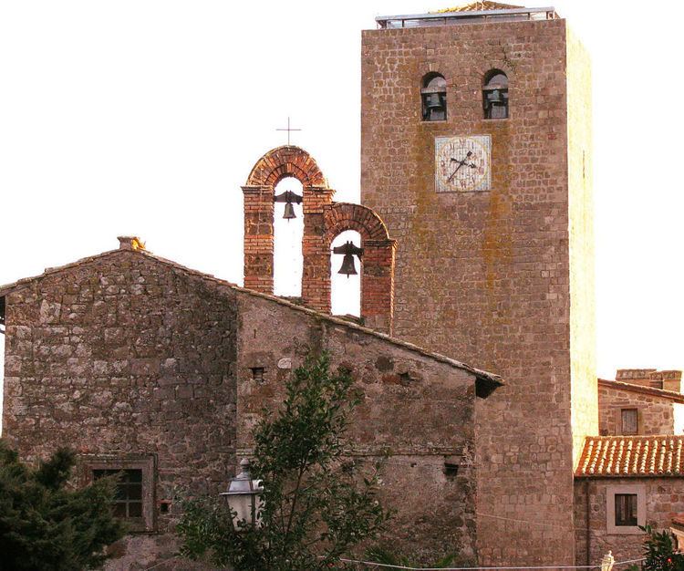 Clock Tower of Bassano in Teverina