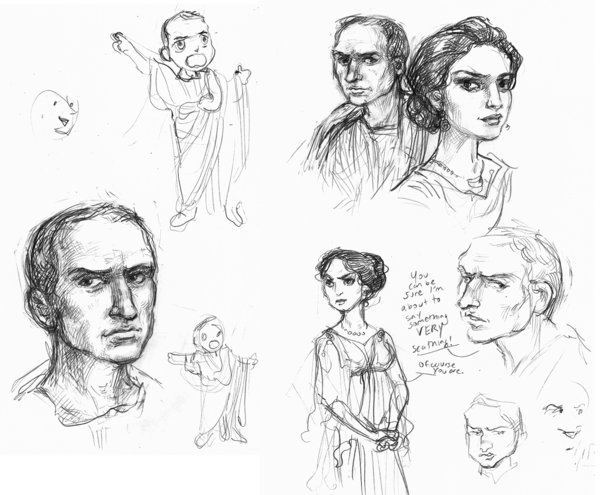 Clodia Cicero and Clodia sketches by suburbanbeatnik on DeviantArt