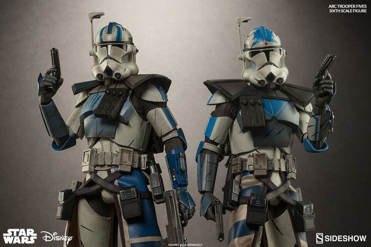 Clone trooper Star Wars Arc Clone Trooper Fives Phase II Armor Sixth Scal