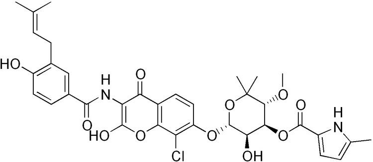 Clorobiocin httpsuploadwikimediaorgwikipediacommons11