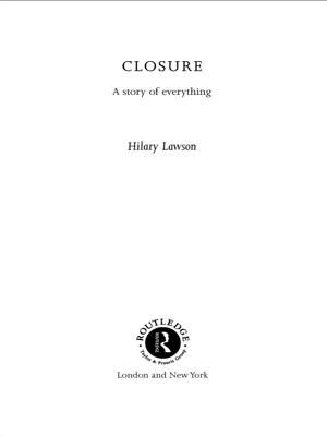 Closure: A Short History of Everything t1gstaticcomimagesqtbnANd9GcRIMWUZEP7RIGcNa3