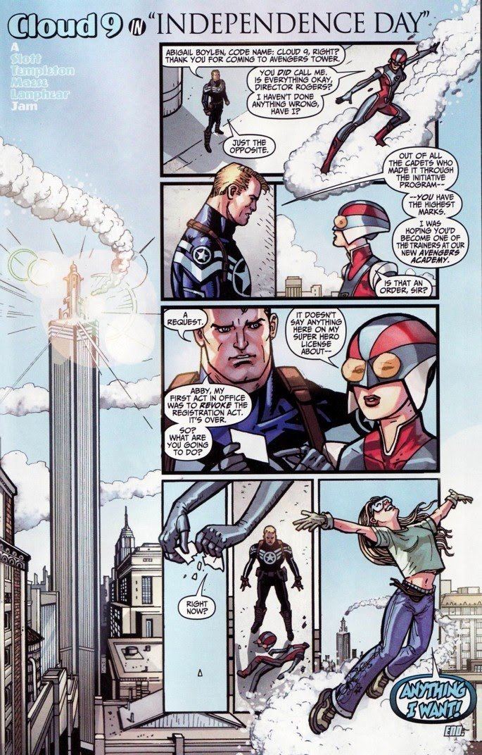 Cloud 9 (comics) The Weekly Crisis Comic Book Review Blog Comic Book Moments of