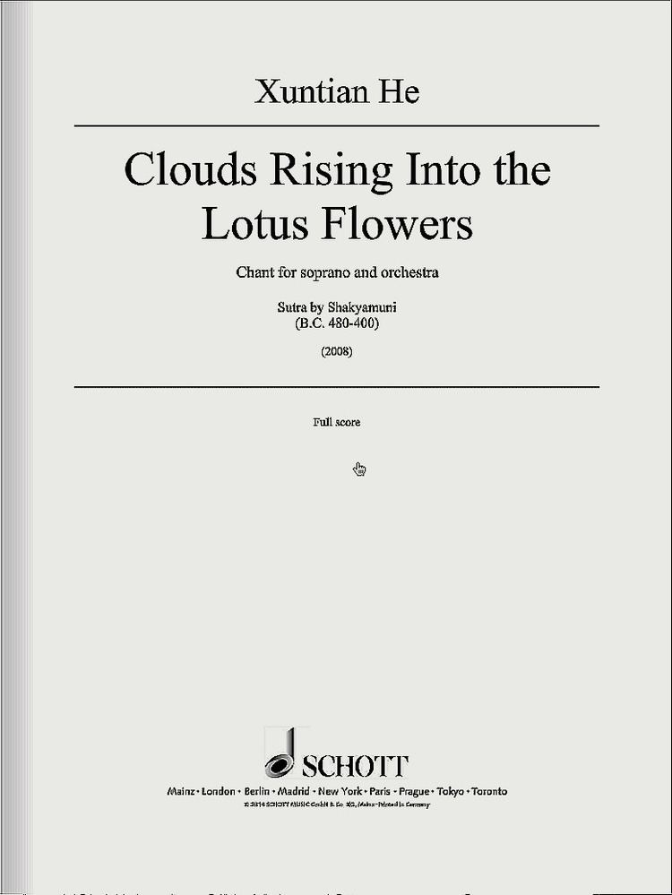 Clouds Rising Into the Lotus Flowers