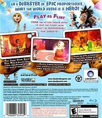 Cloudy with a Chance of Meatballs (video game) Cloudy With a Chance of Meatballs Box Shot for PlayStation 3 GameFAQs