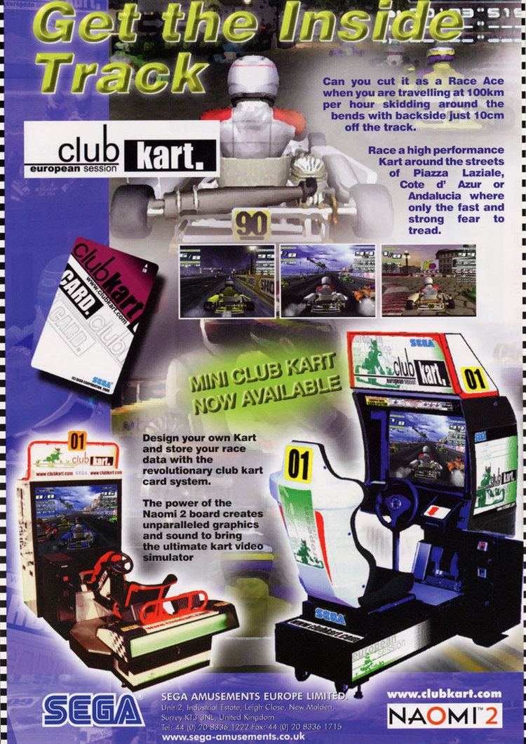 Club Kart The Arcade Flyer Archive Video Game Flyers Club Kart European