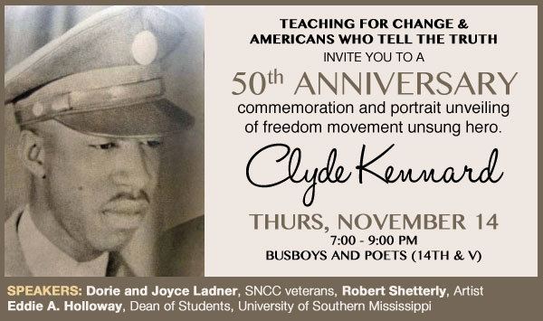 Clyde Kennard Freedom Movement Unsung Hero Clyde Kennard Honored on 50th
