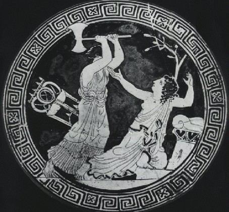 Clytemnestra with the axe clytemnestra greek myths art Greek Myths