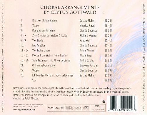 Clytus Gottwald Choral Arrangements By Clytus Gottwald Ralph Allwood Songs